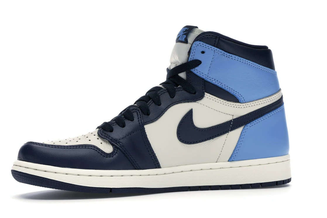 Vue 17 de Jordan 1 Retro High Obsidian