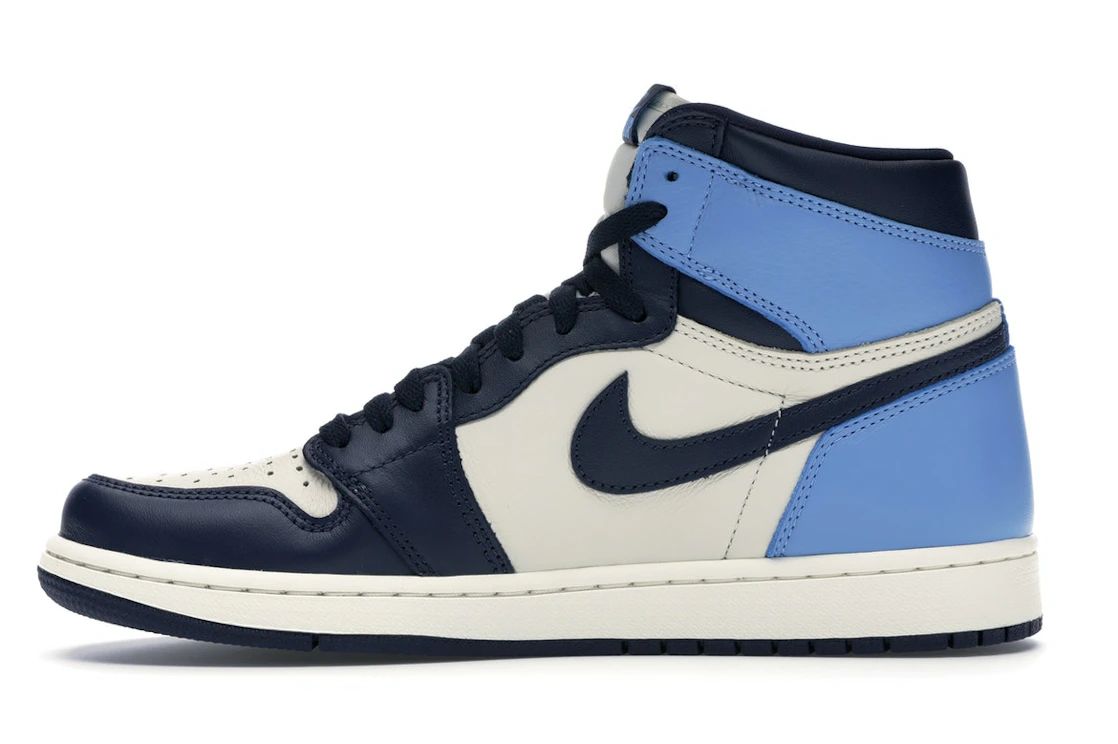 Vue 19 de Jordan 1 Retro High Obsidian