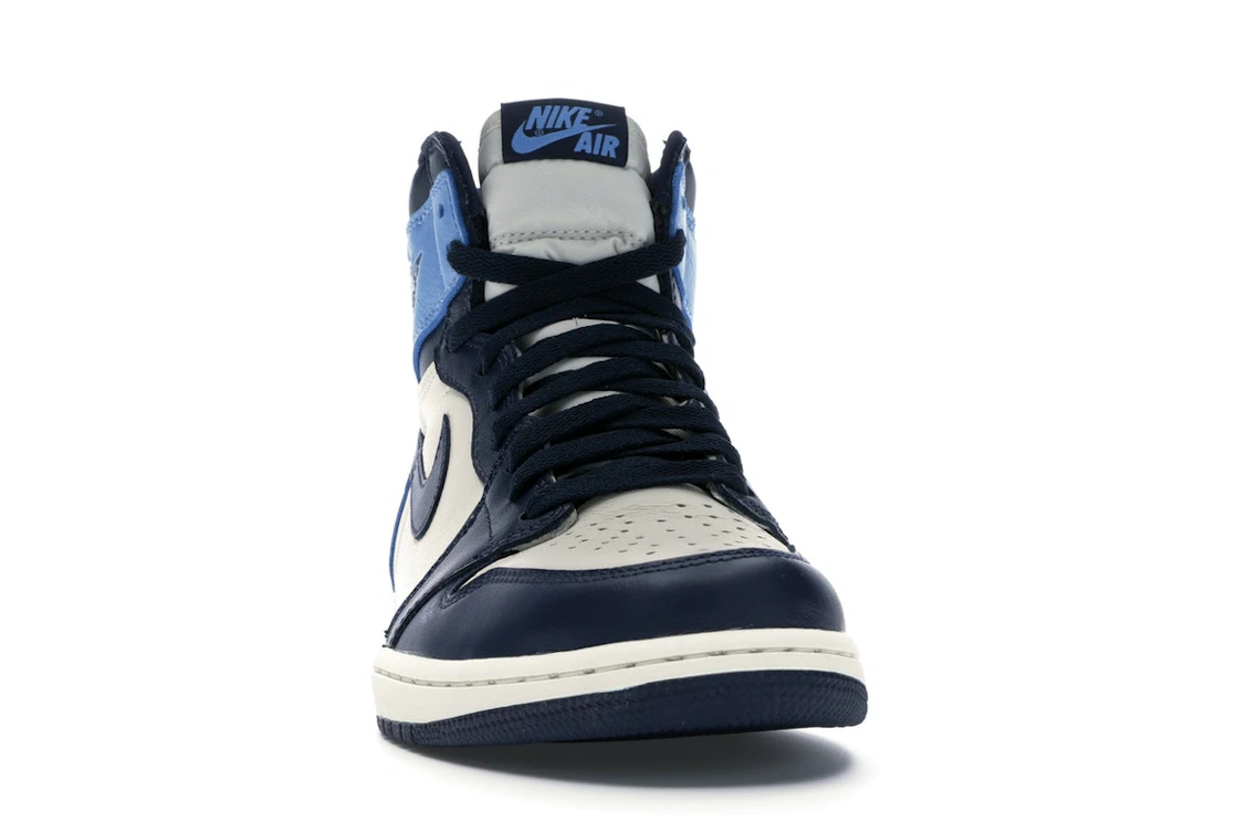 Vue 9 de Jordan 1 Retro High Obsidian