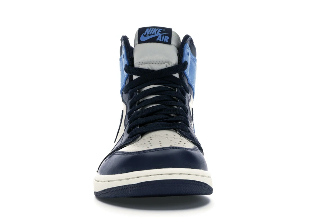 Vue 10 de Jordan 1 Retro High Obsidian