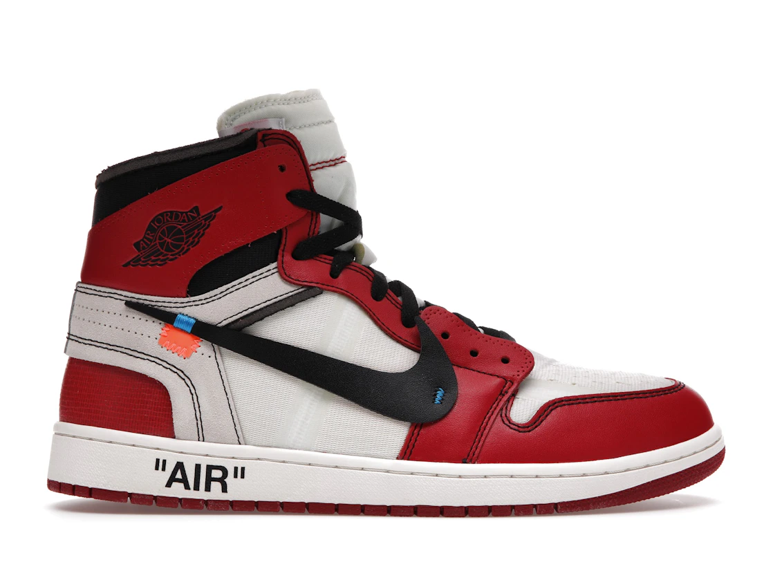 Vue 1 de Jordan 1 Retro High Off-White Chicago