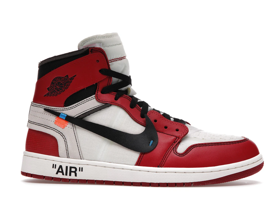 Vue 2 de Jordan 1 Retro High Off-White Chicago