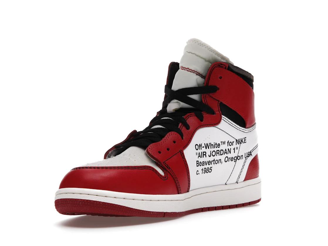 Vue 14 de Jordan 1 Retro High Off-White Chicago
