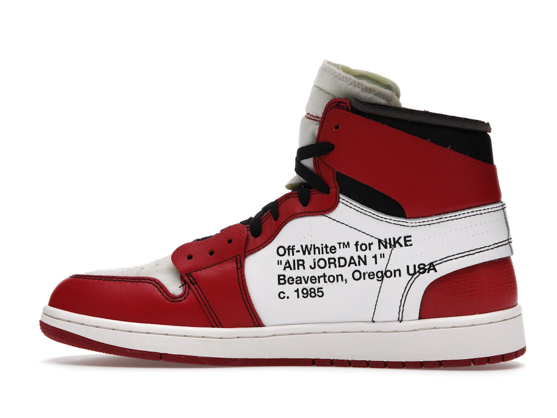 Vue 20 de Jordan 1 Retro High Off-White Chicago
