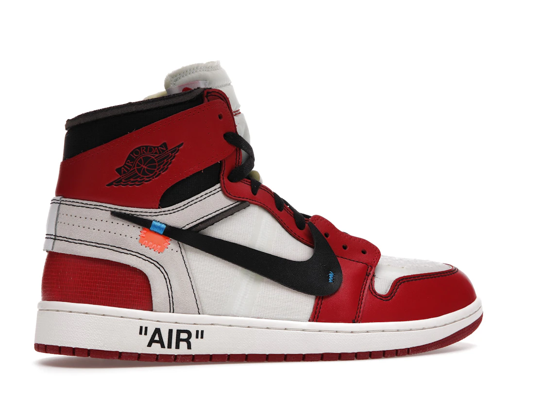 Vue 35 de Jordan 1 Retro High Off-White Chicago