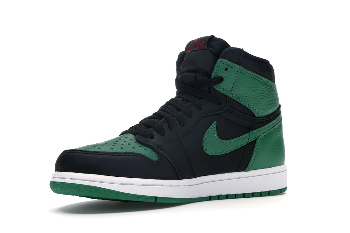 Vue 15 de Jordan 1 Retro High Pine Green Black