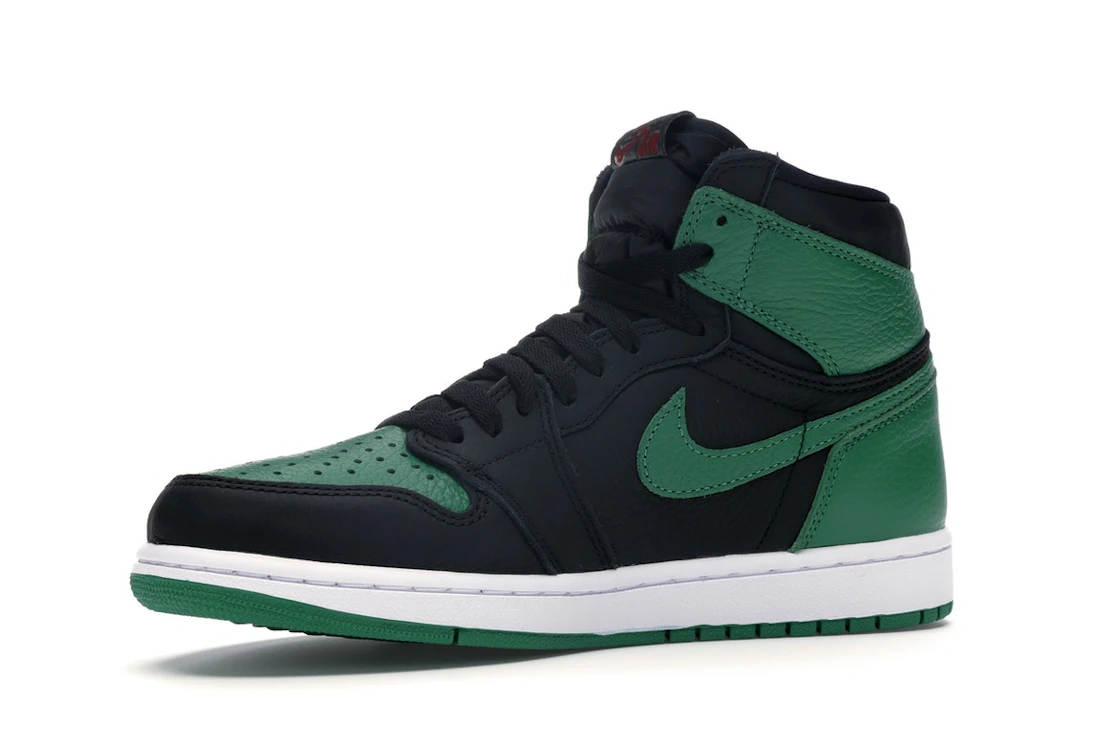 Vue 16 de Jordan 1 Retro High Pine Green Black