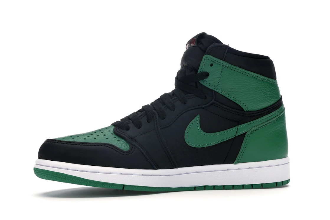 Vue 17 de Jordan 1 Retro High Pine Green Black