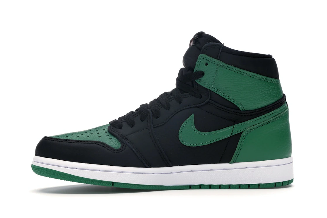 Vue 18 de Jordan 1 Retro High Pine Green Black