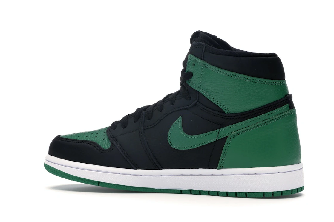 Vue 21 de Jordan 1 Retro High Pine Green Black