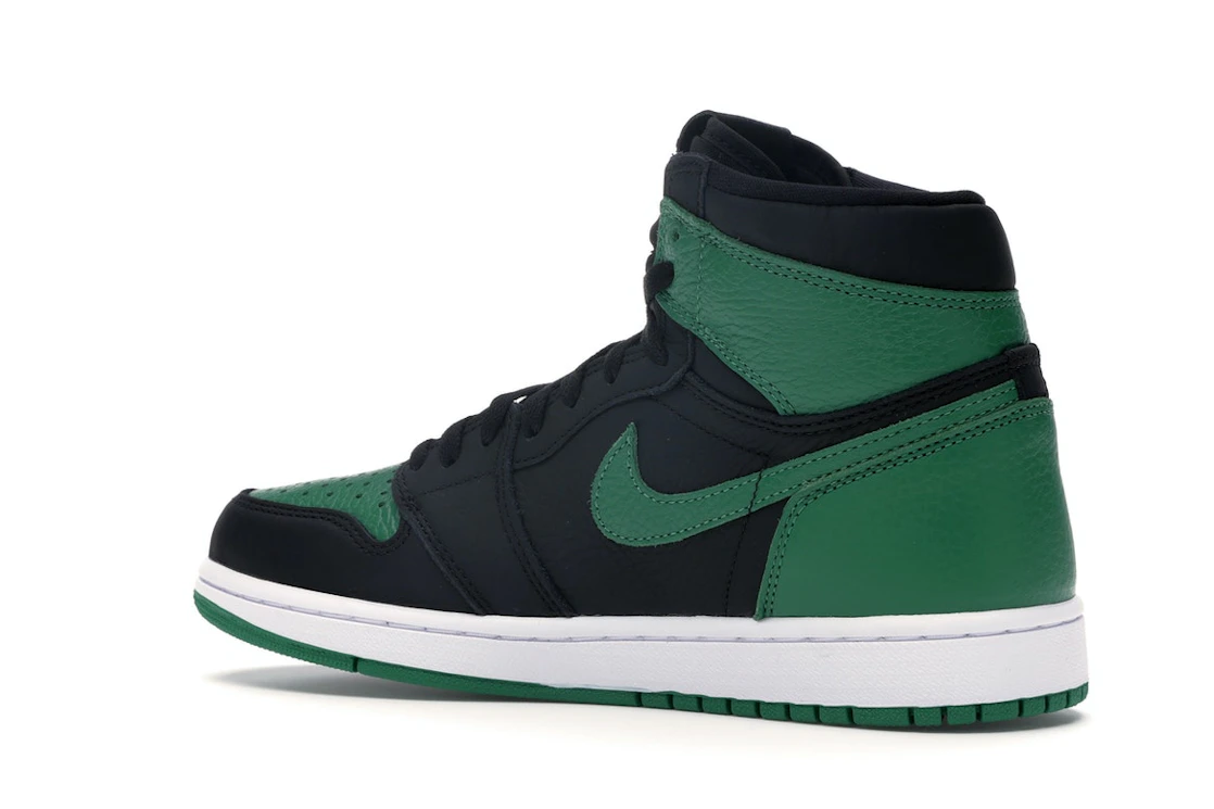 Vue 22 de Jordan 1 Retro High Pine Green Black