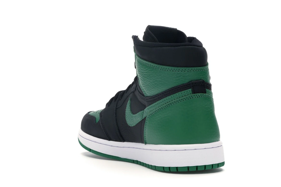 Vue 25 de Jordan 1 Retro High Pine Green Black