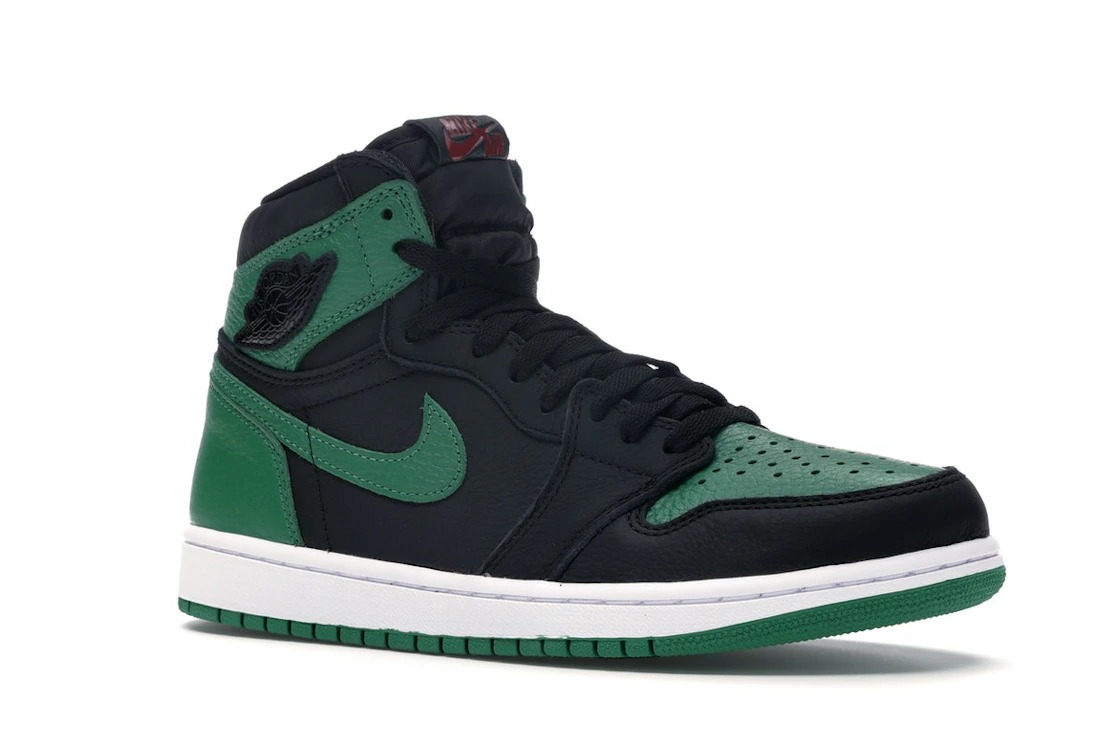 Vue 4 de Jordan 1 Retro High Pine Green Black