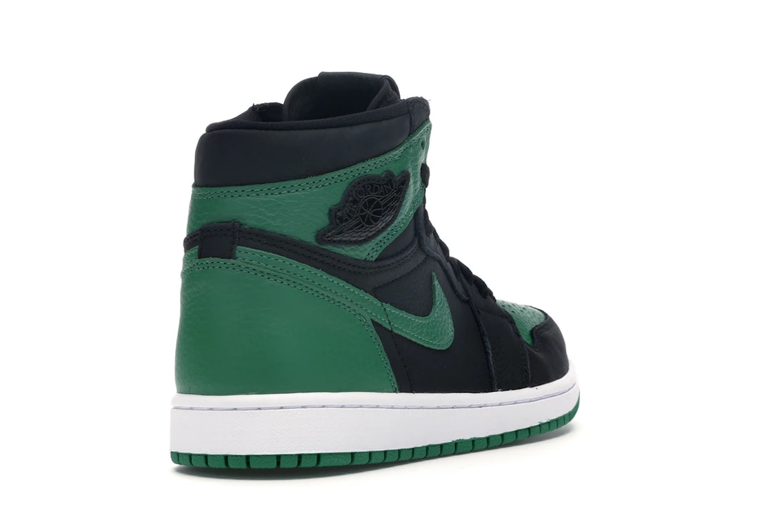 Vue 31 de Jordan 1 Retro High Pine Green Black