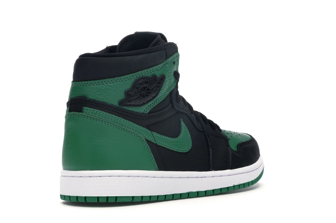Vue 32 de Jordan 1 Retro High Pine Green Black