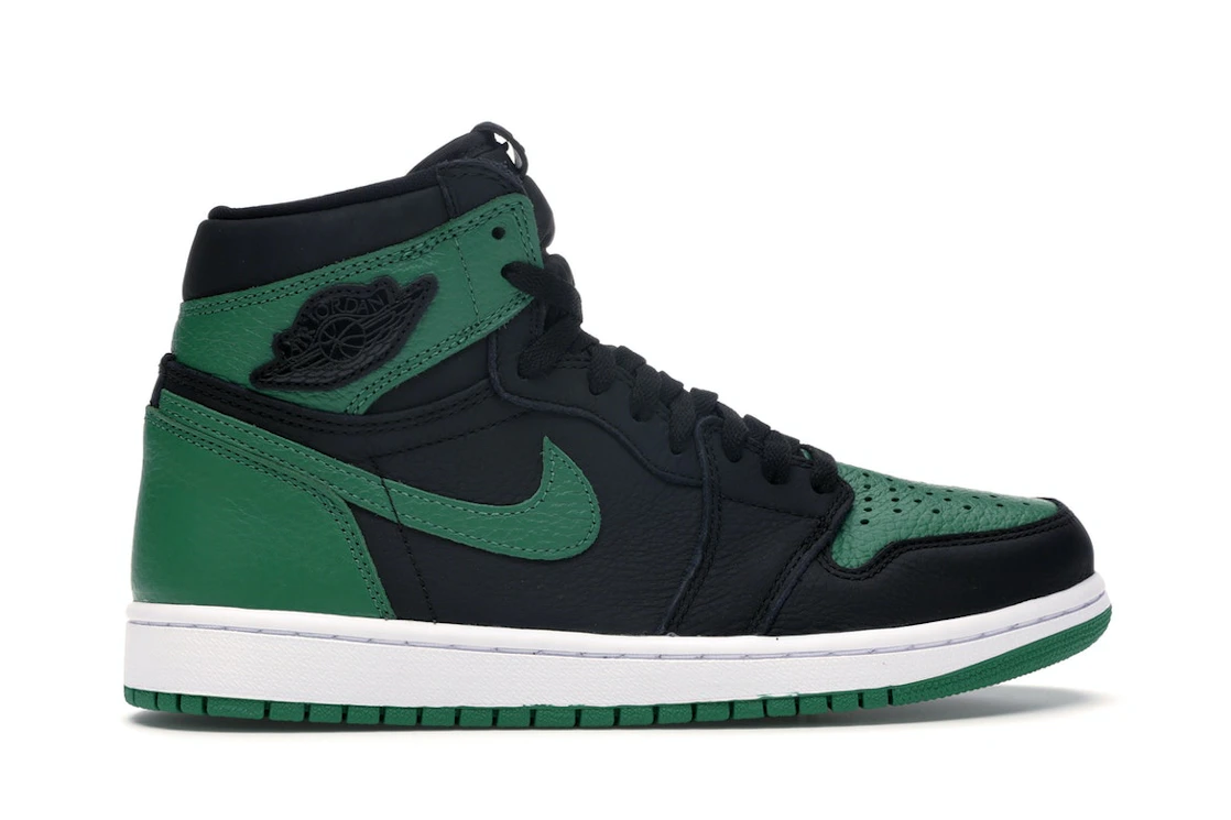 Vue 36 de Jordan 1 Retro High Pine Green Black