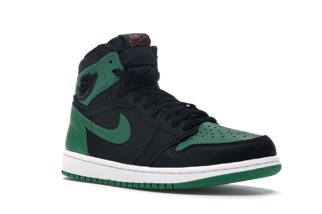 Vue 5 de Jordan 1 Retro High Pine Green Black