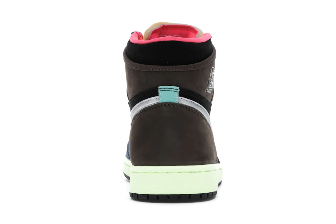 Vue 28 de Jordan 1 Retro High Tokyo Bio Hack