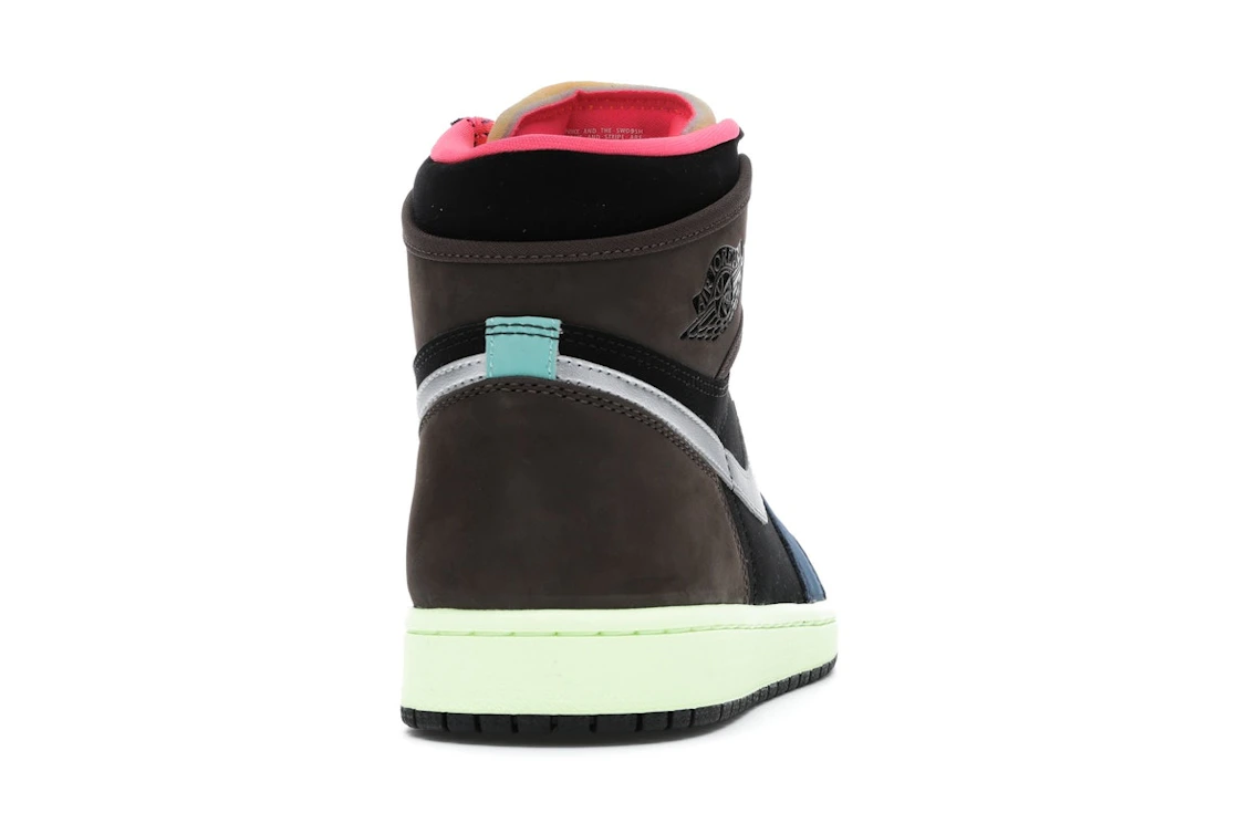 Vue 29 de Jordan 1 Retro High Tokyo Bio Hack