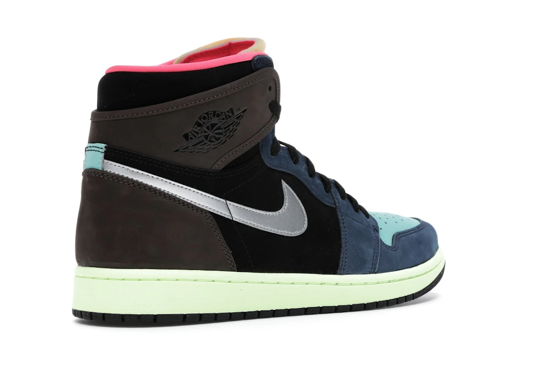 Vue 33 de Jordan 1 Retro High Tokyo Bio Hack