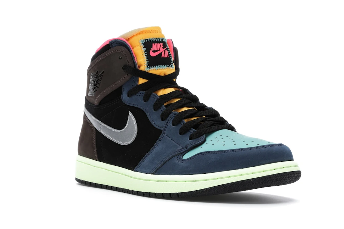 Vue 6 de Jordan 1 Retro High Tokyo Bio Hack