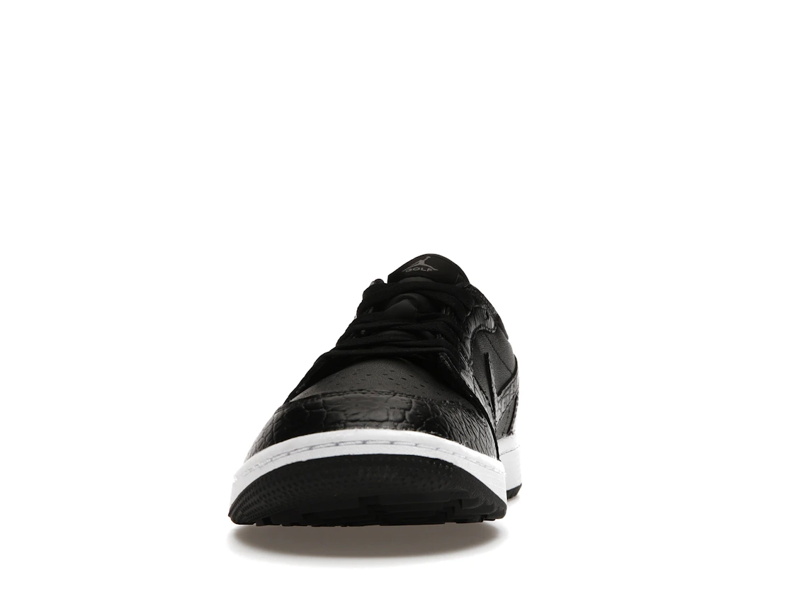 Vue 11 de Jordan 1 Retro Low Golf Black Croc