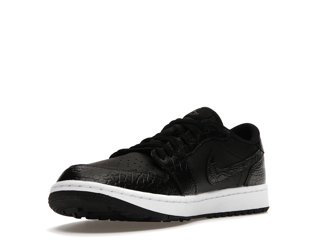 Vue 14 de Jordan 1 Retro Low Golf Black Croc