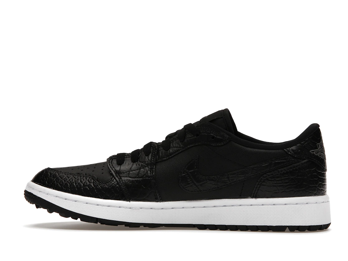 Vue 20 de Jordan 1 Retro Low Golf Black Croc