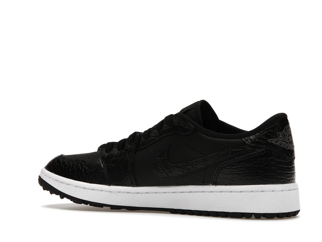 Vue 22 de Jordan 1 Retro Low Golf Black Croc