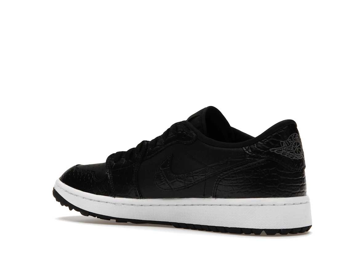 Vue 23 de Jordan 1 Retro Low Golf Black Croc