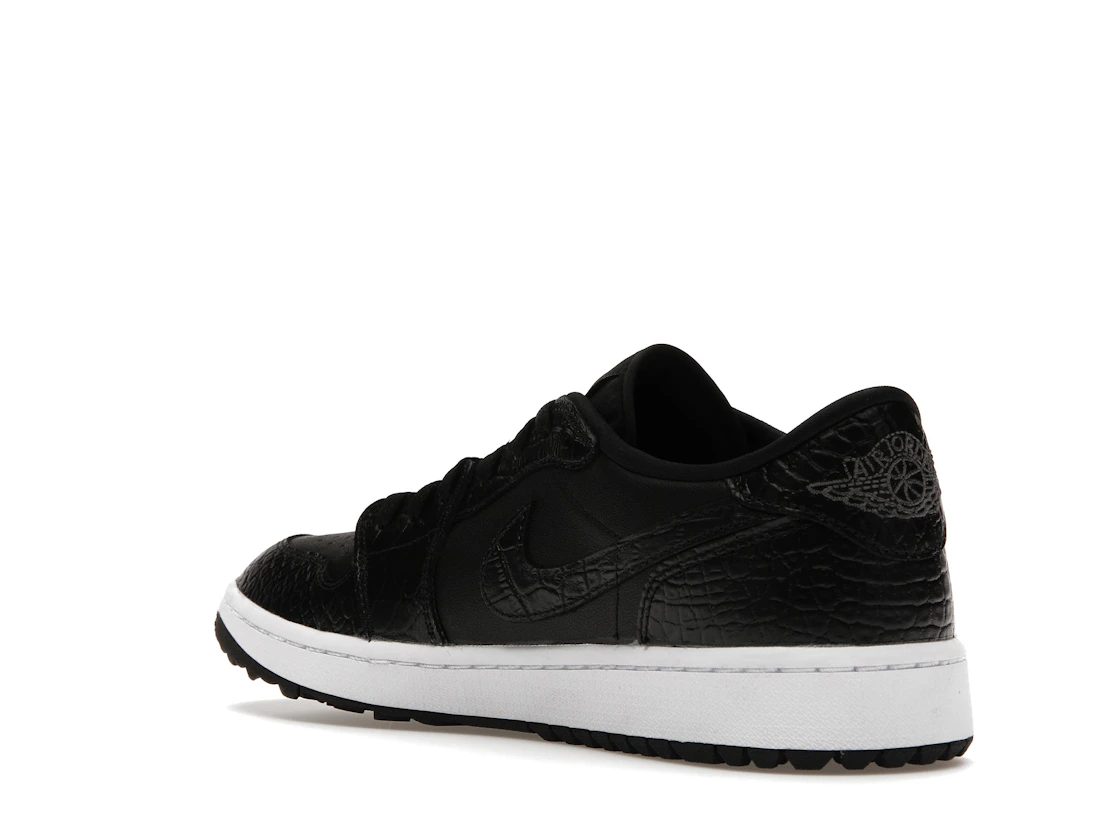 Vue 24 de Jordan 1 Retro Low Golf Black Croc