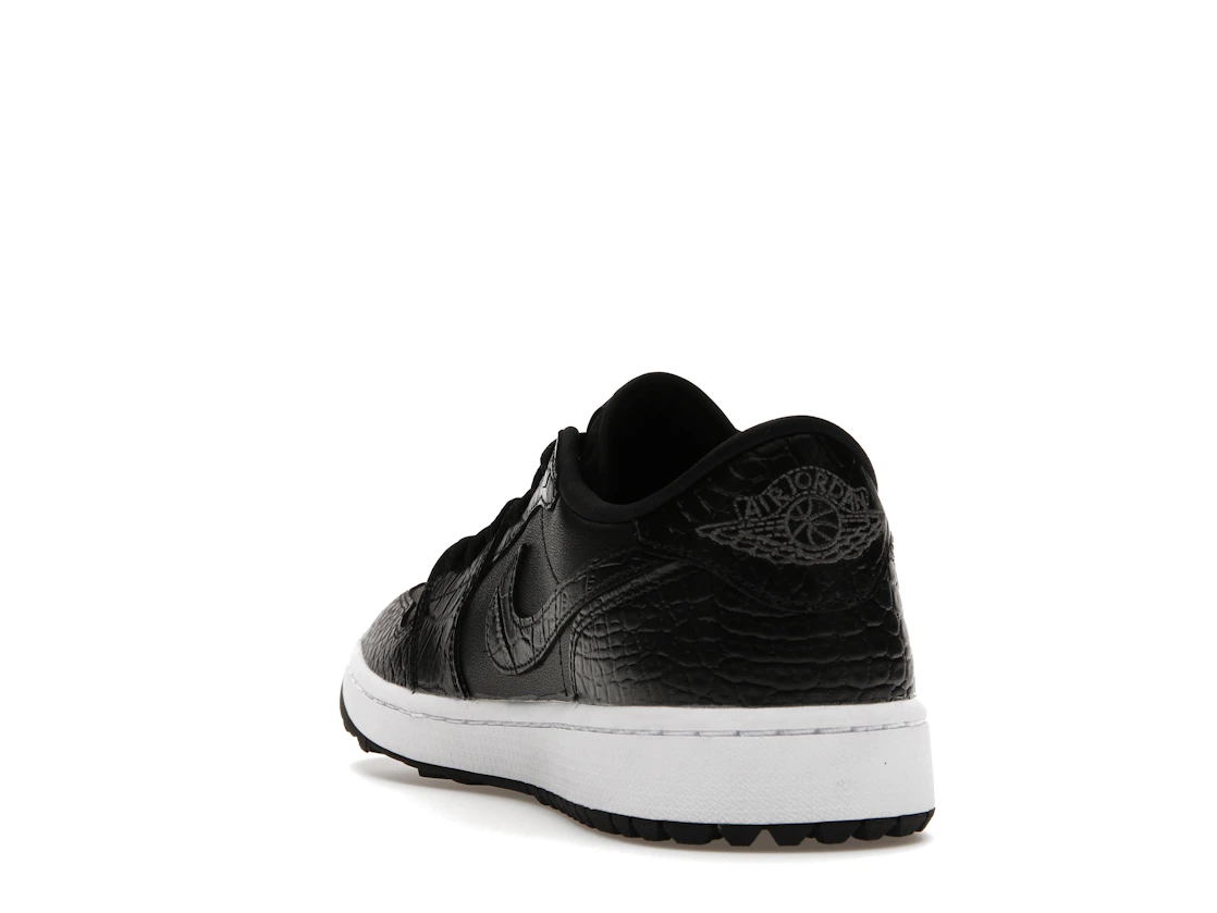 Vue 26 de Jordan 1 Retro Low Golf Black Croc