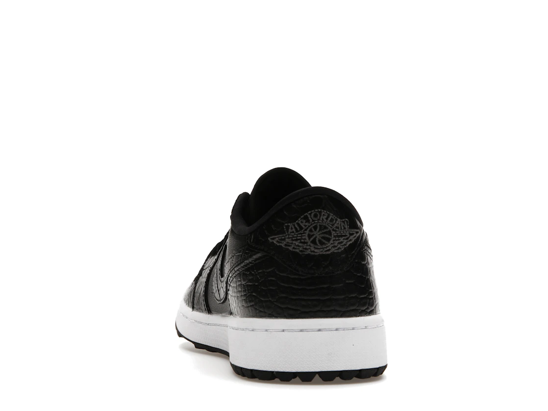 Vue 27 de Jordan 1 Retro Low Golf Black Croc