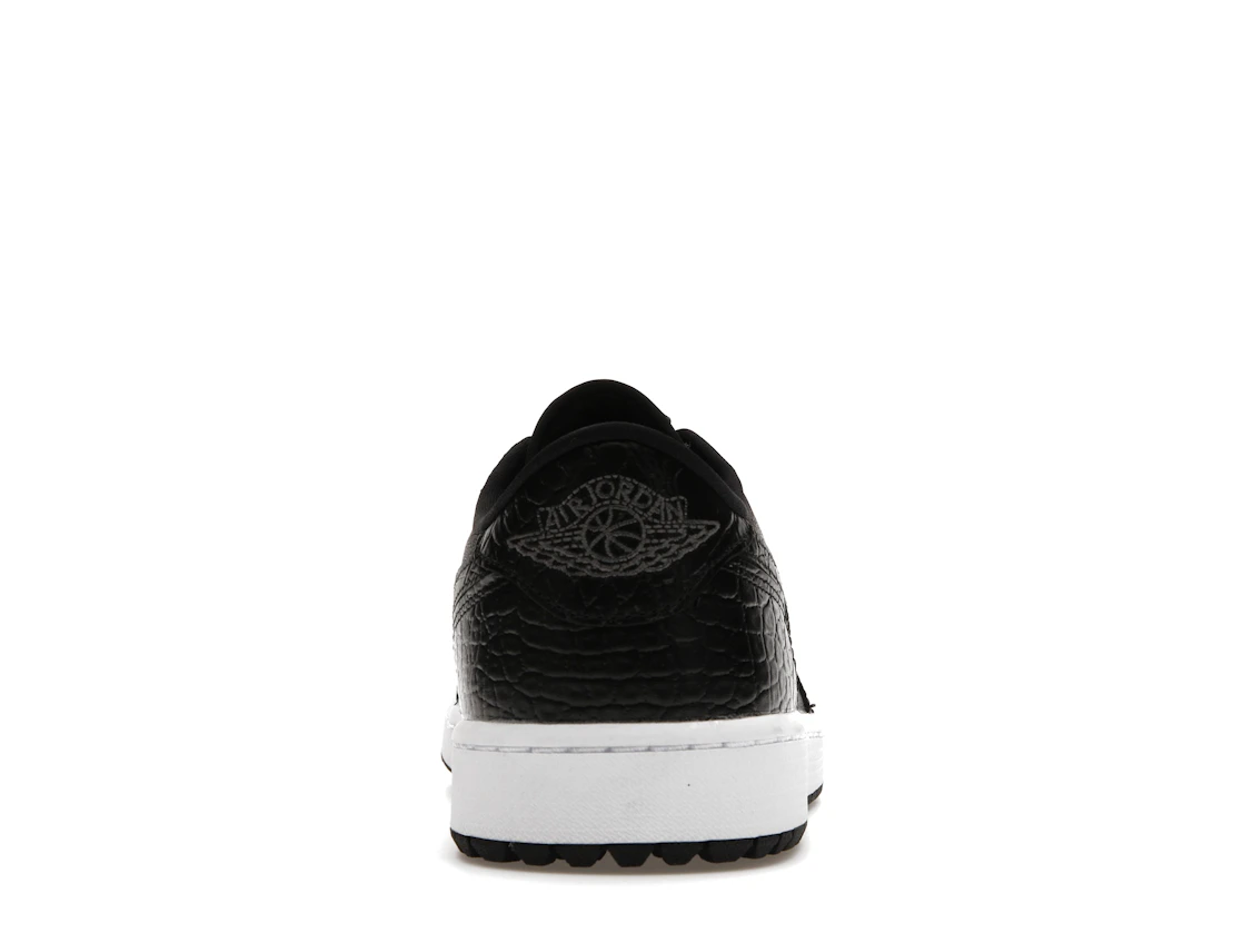 Vue 28 de Jordan 1 Retro Low Golf Black Croc