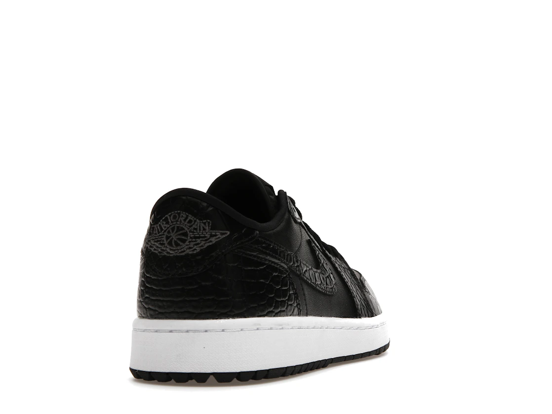 Vue 30 de Jordan 1 Retro Low Golf Black Croc