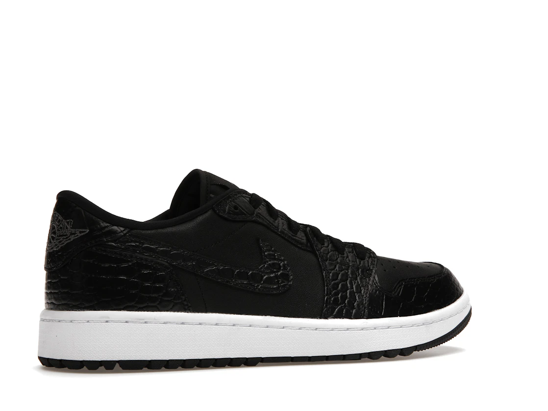 Vue 34 de Jordan 1 Retro Low Golf Black Croc