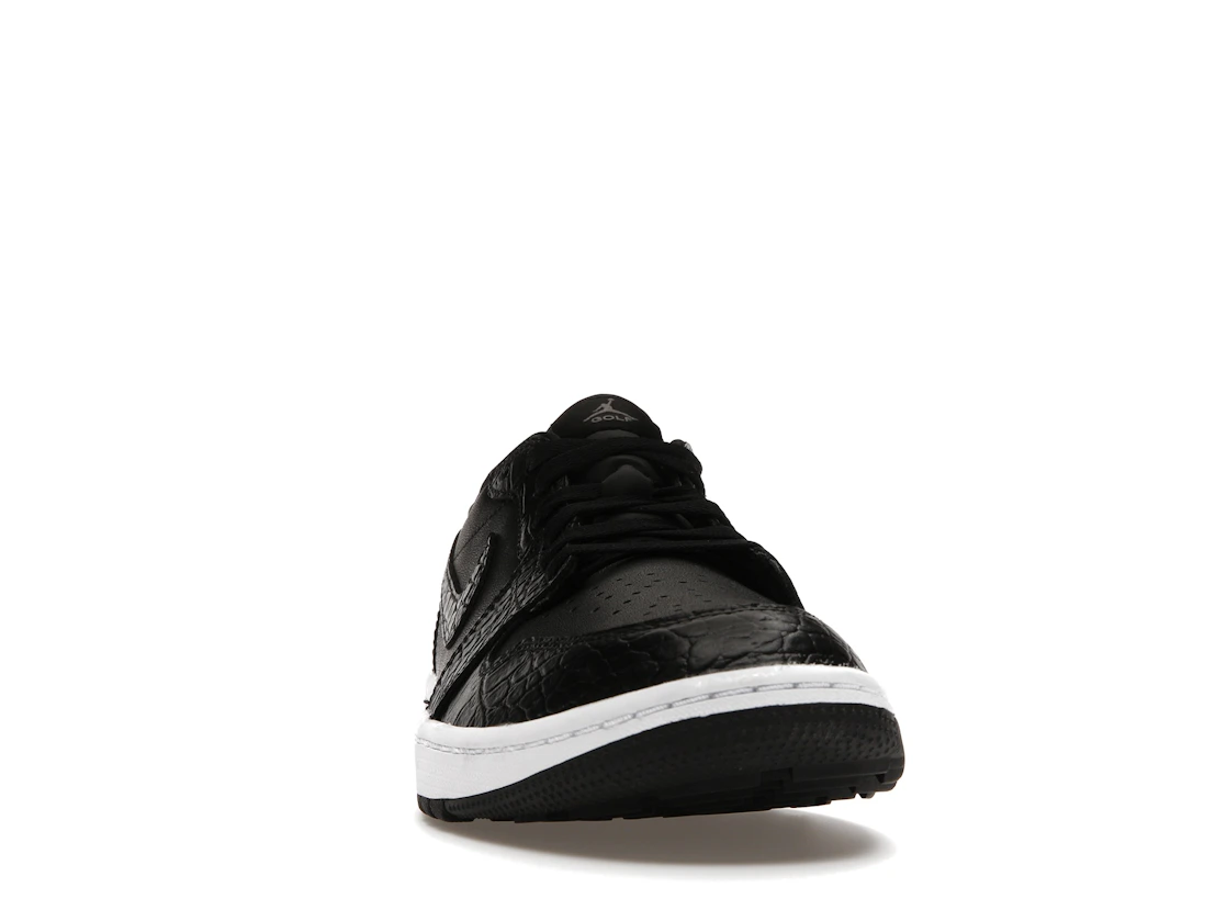 Vue 9 de Jordan 1 Retro Low Golf Black Croc