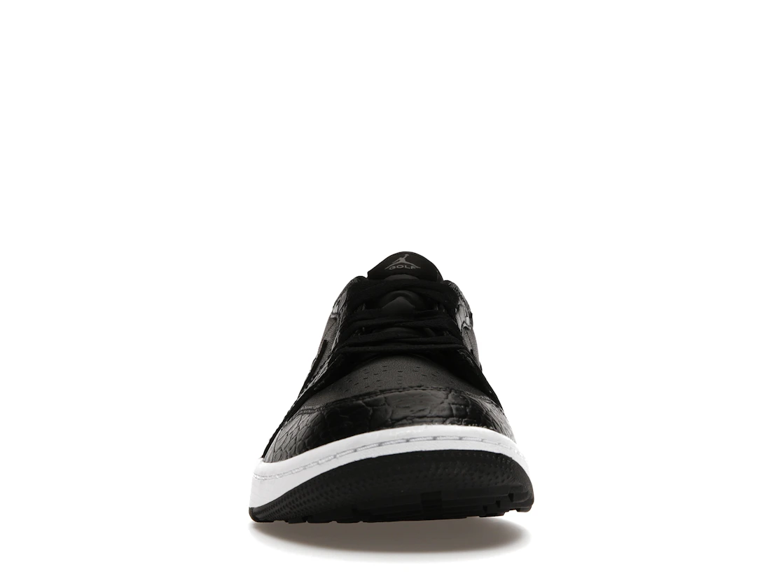 Vue 10 de Jordan 1 Retro Low Golf Black Croc