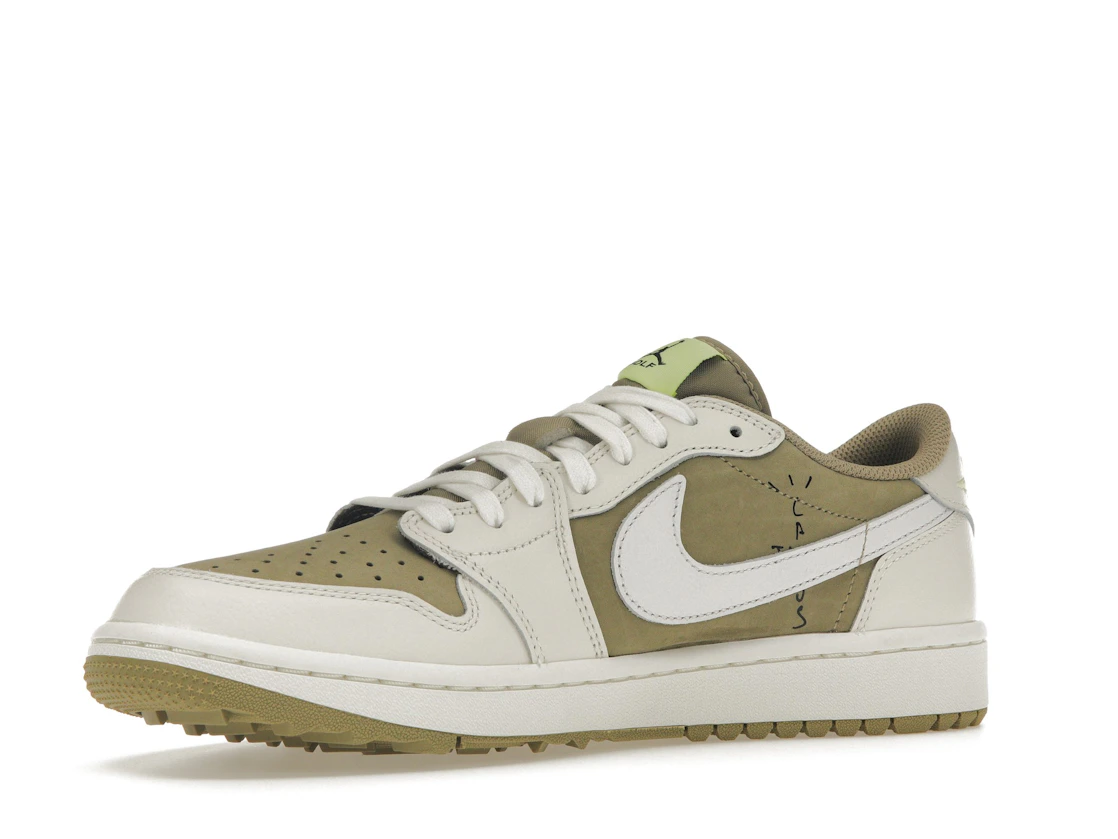 Vue 16 de Jordan 1 Retro Low Golf Travis Scott Neutral Olive