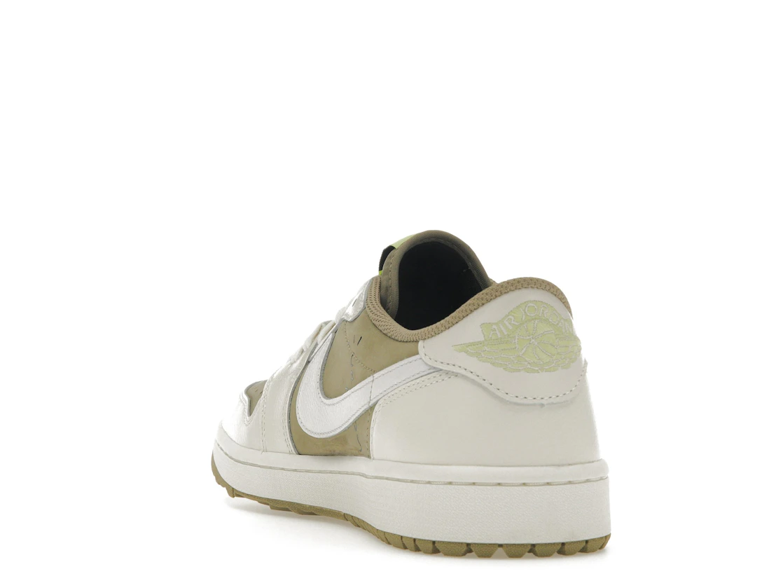 Vue 26 de Jordan 1 Retro Low Golf Travis Scott Neutral Olive