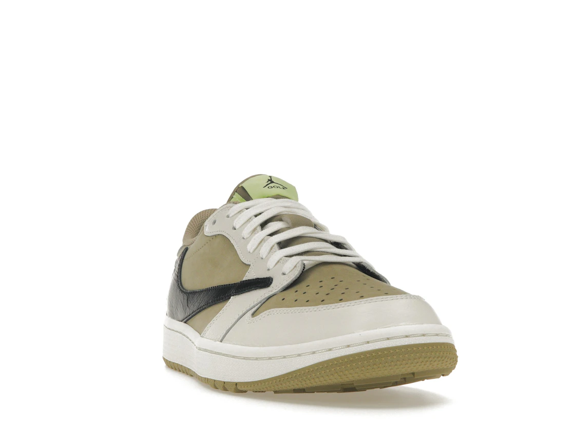 Vue 8 de Jordan 1 Retro Low Golf Travis Scott Neutral Olive