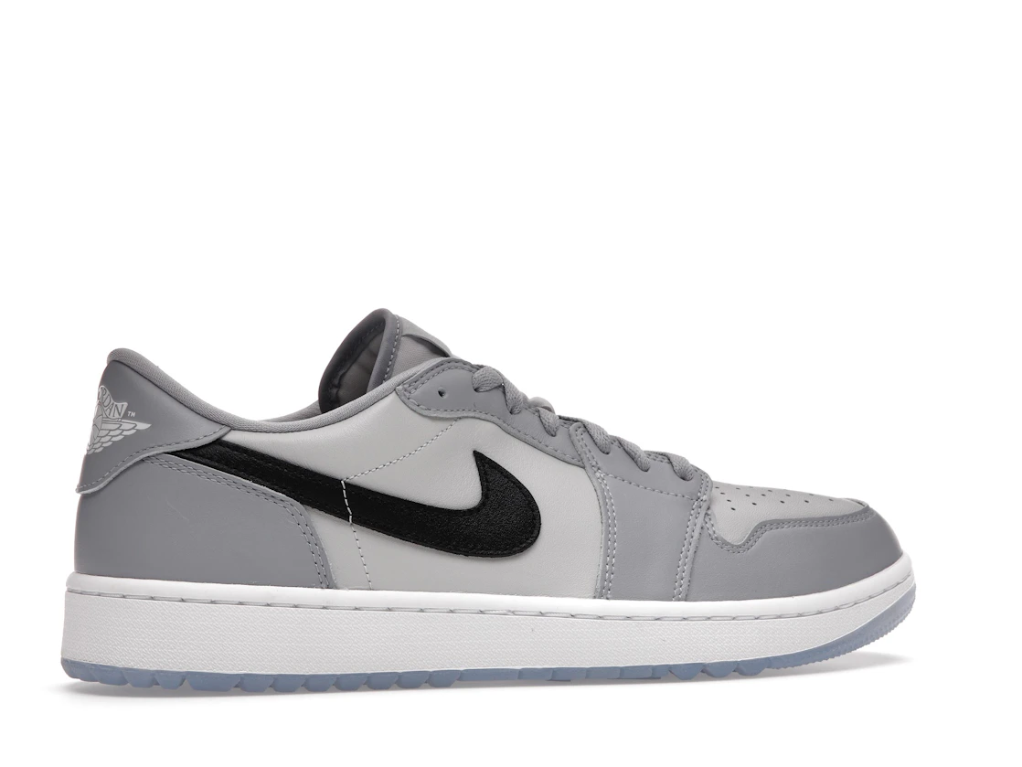Vue 35 de Jordan 1 Retro Low Golf Wolf Grey