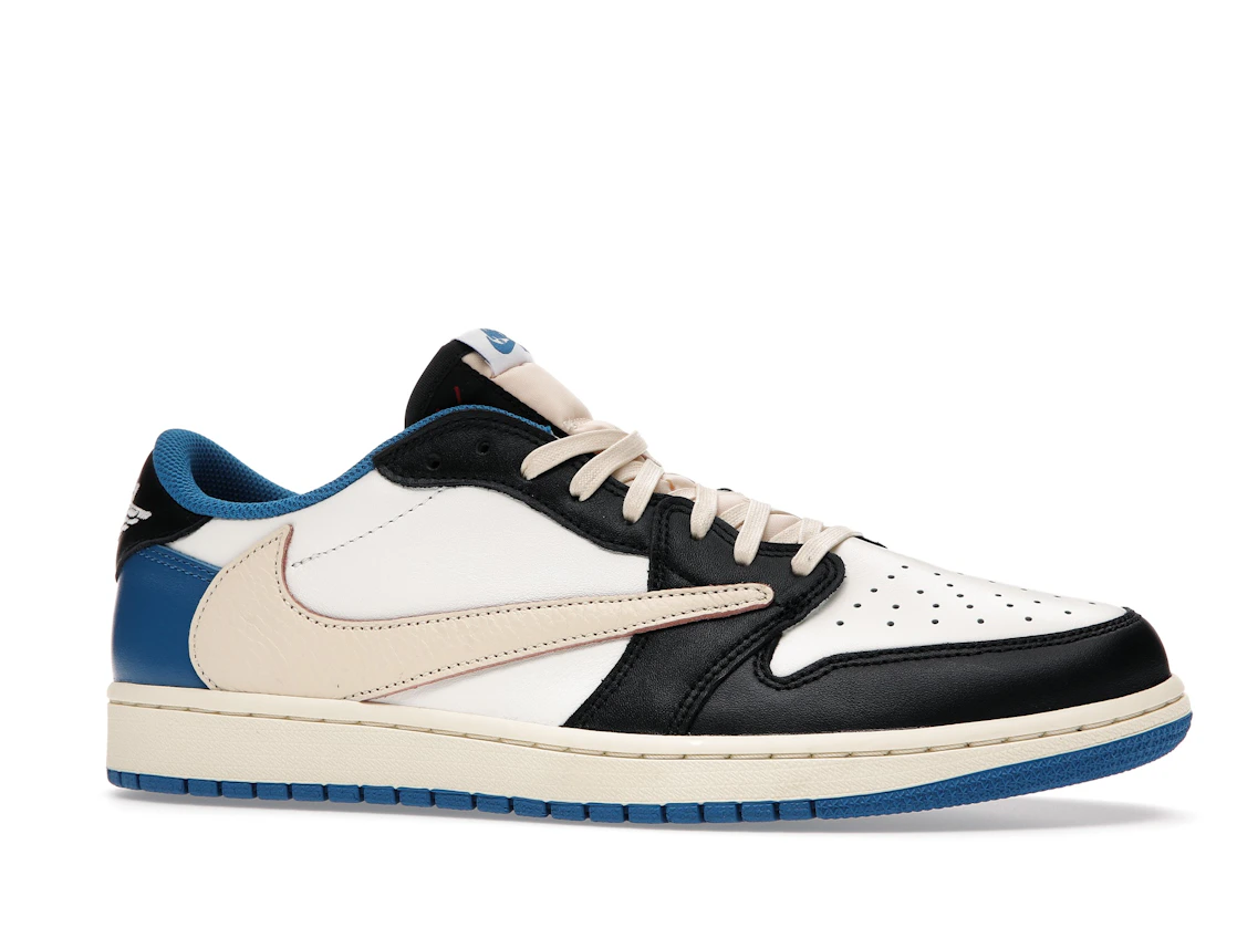 Vue 3 de Jordan 1 Retro Low OG SP Fragment x Travis Scott