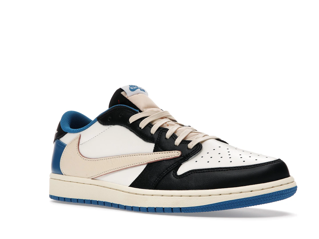 Vue 5 de Jordan 1 Retro Low OG SP Fragment x Travis Scott