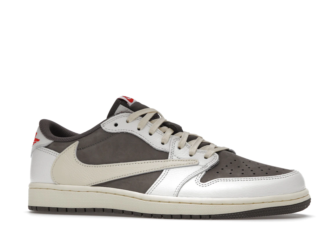 Vue 3 de Jordan 1 Retro Low OG SP Travis Scott Reverse Mocha
