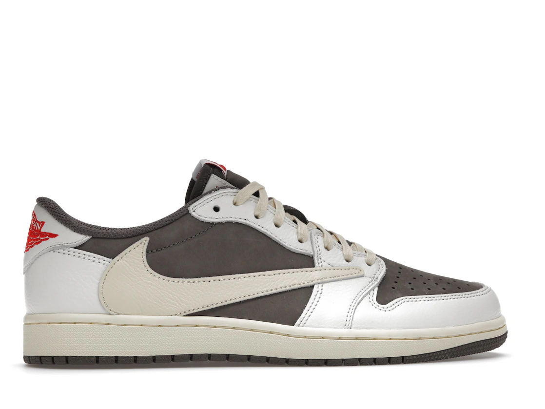 Vue 36 de Jordan 1 Retro Low OG SP Travis Scott Reverse Mocha