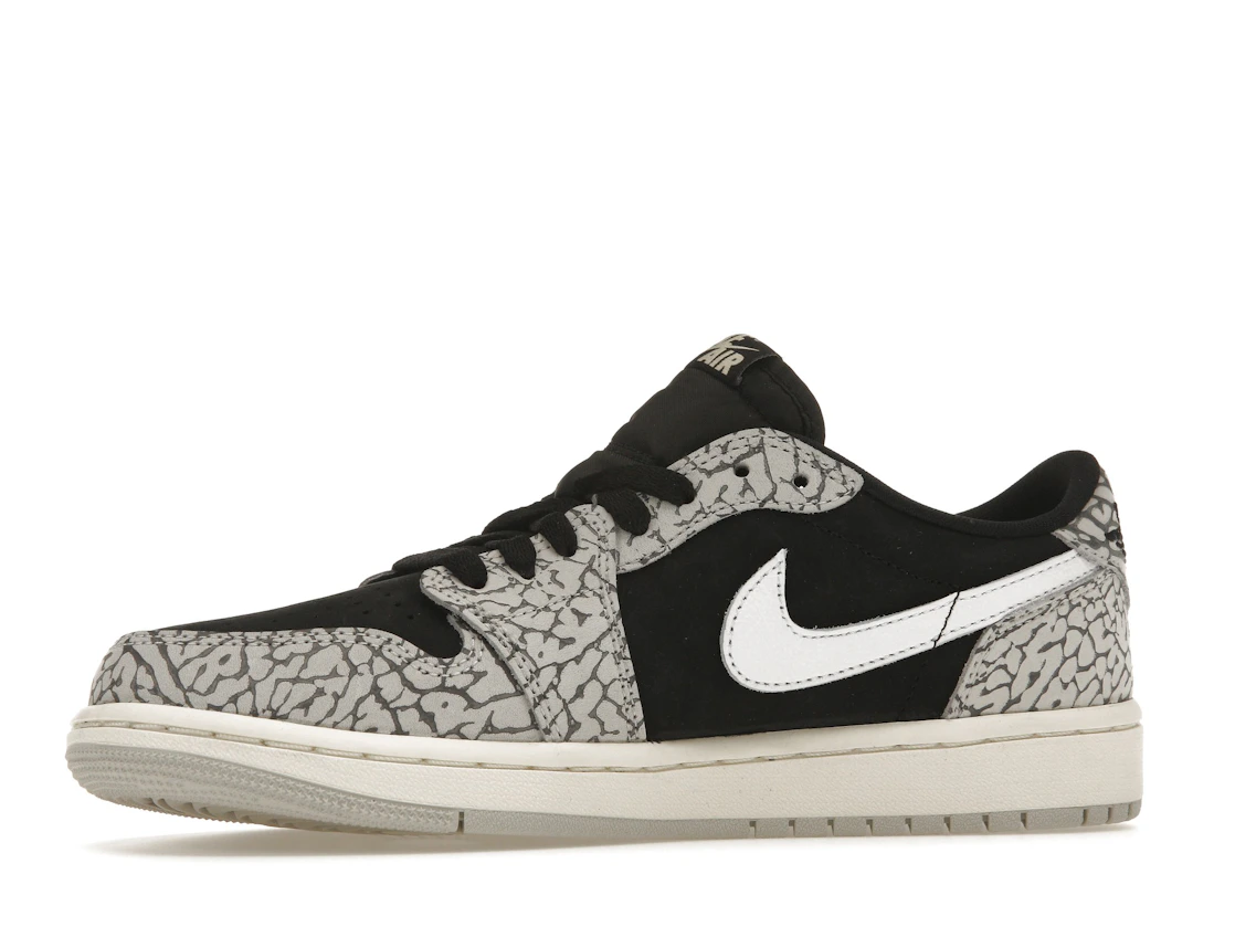 Vue 17 de Jordan 1 Retro Low OG Black Cement 
