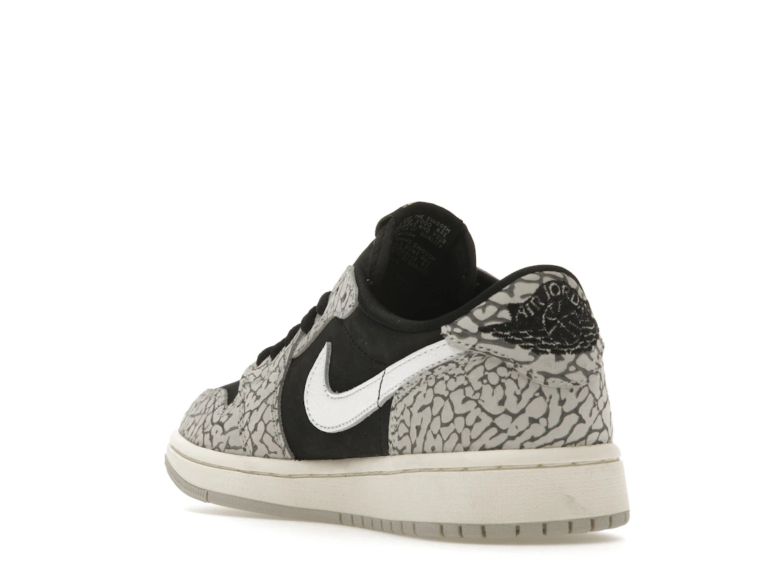 Vue 25 de Jordan 1 Retro Low OG Black Cement 