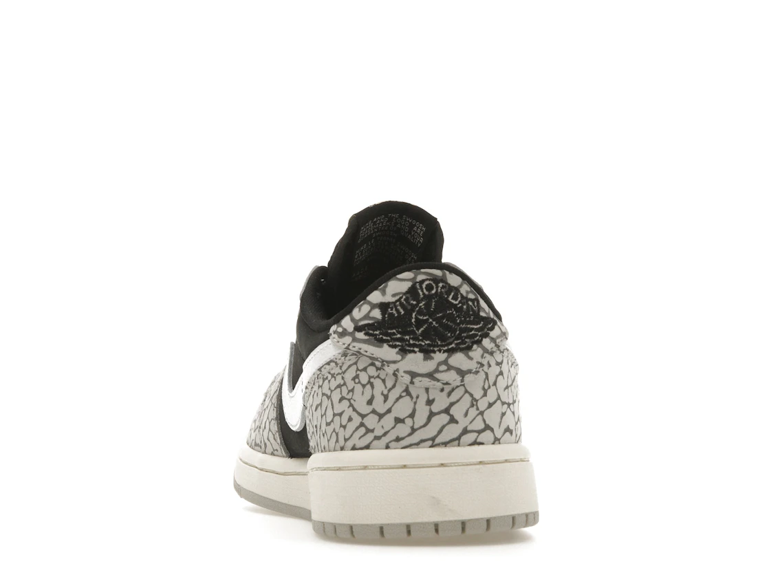 Vue 27 de Jordan 1 Retro Low OG Black Cement 