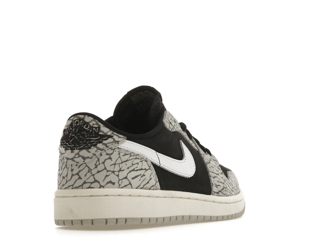 Vue 31 de Jordan 1 Retro Low OG Black Cement 
